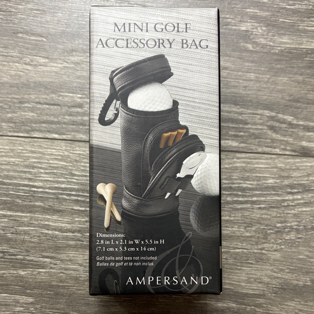 Bed Bath  Beyond Black Mini Golf Accessory Bag
